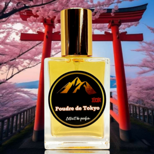 Parfum Poudre de Tokyo | Collection classique avec un arrière plan représentant les paysages de Chine.